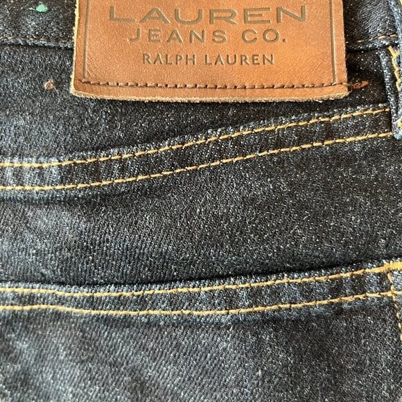 Lauren Jeans Co Ralph Lauren Bermuda Shorts Dark Wash 4 - Picture 5 of 6